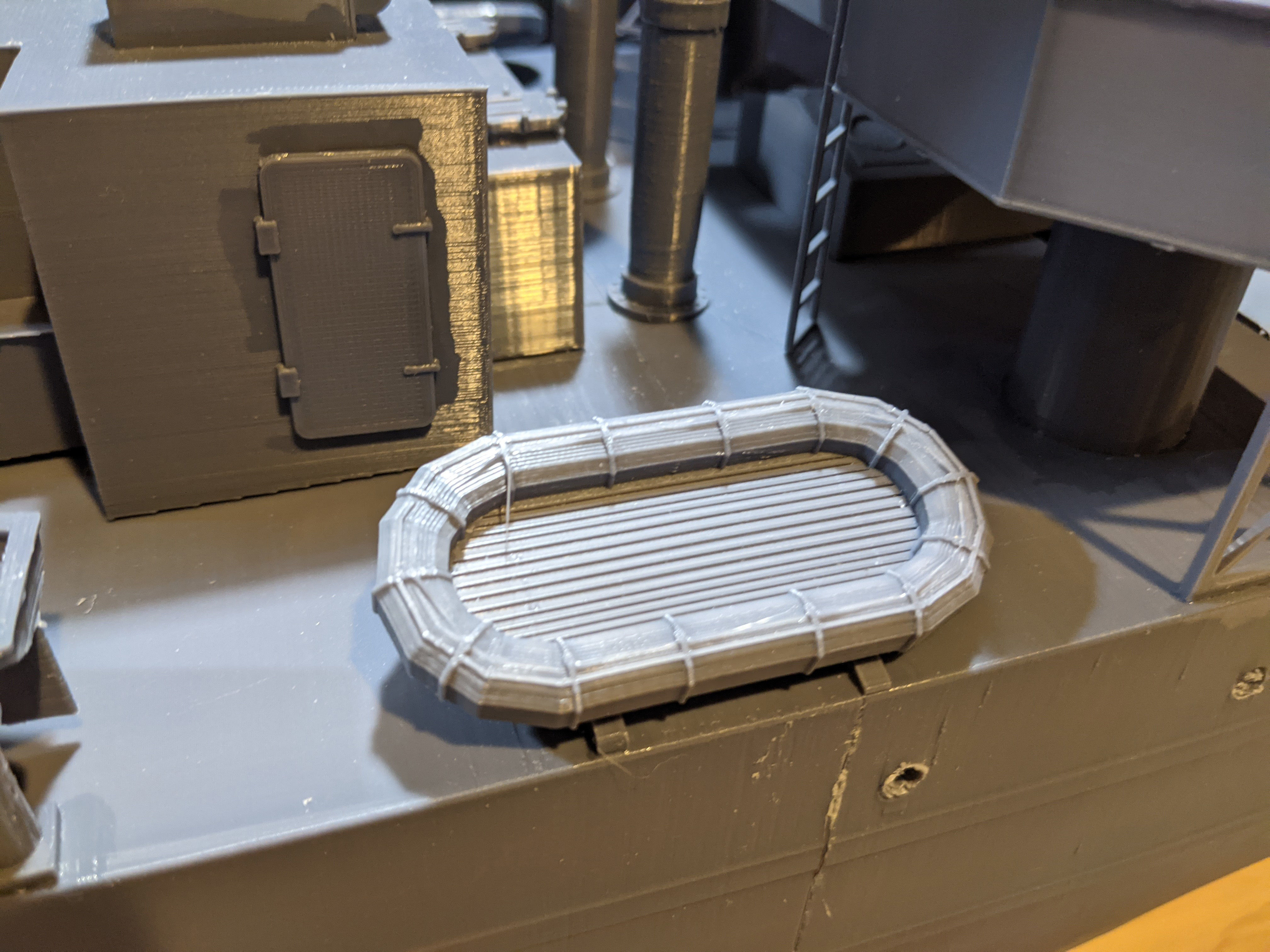 1 48 Castle Class Corvette RC Model Ship 3D print model_24