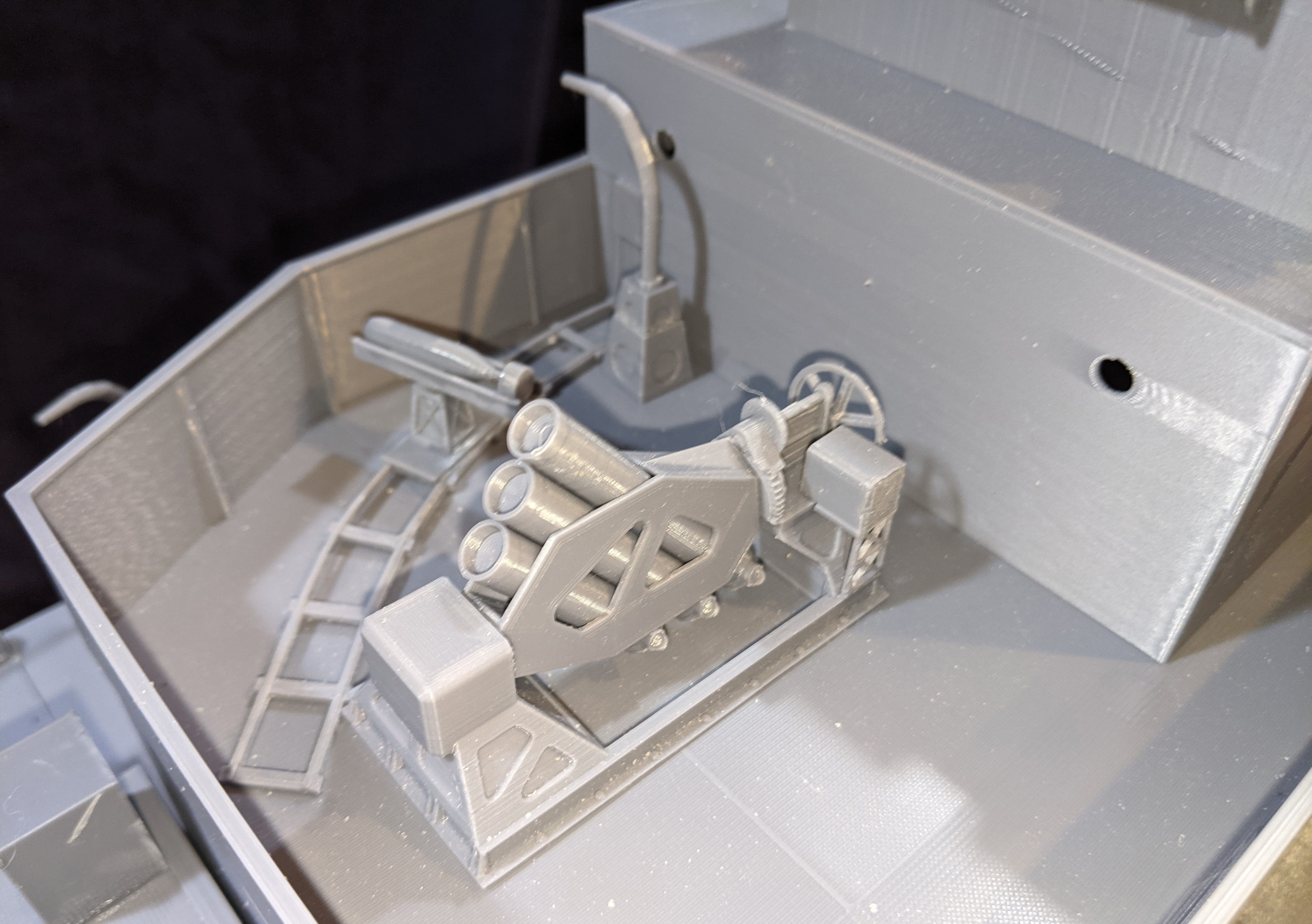 1 48 Castle Class Corvette RC Model Ship 3D print model_8