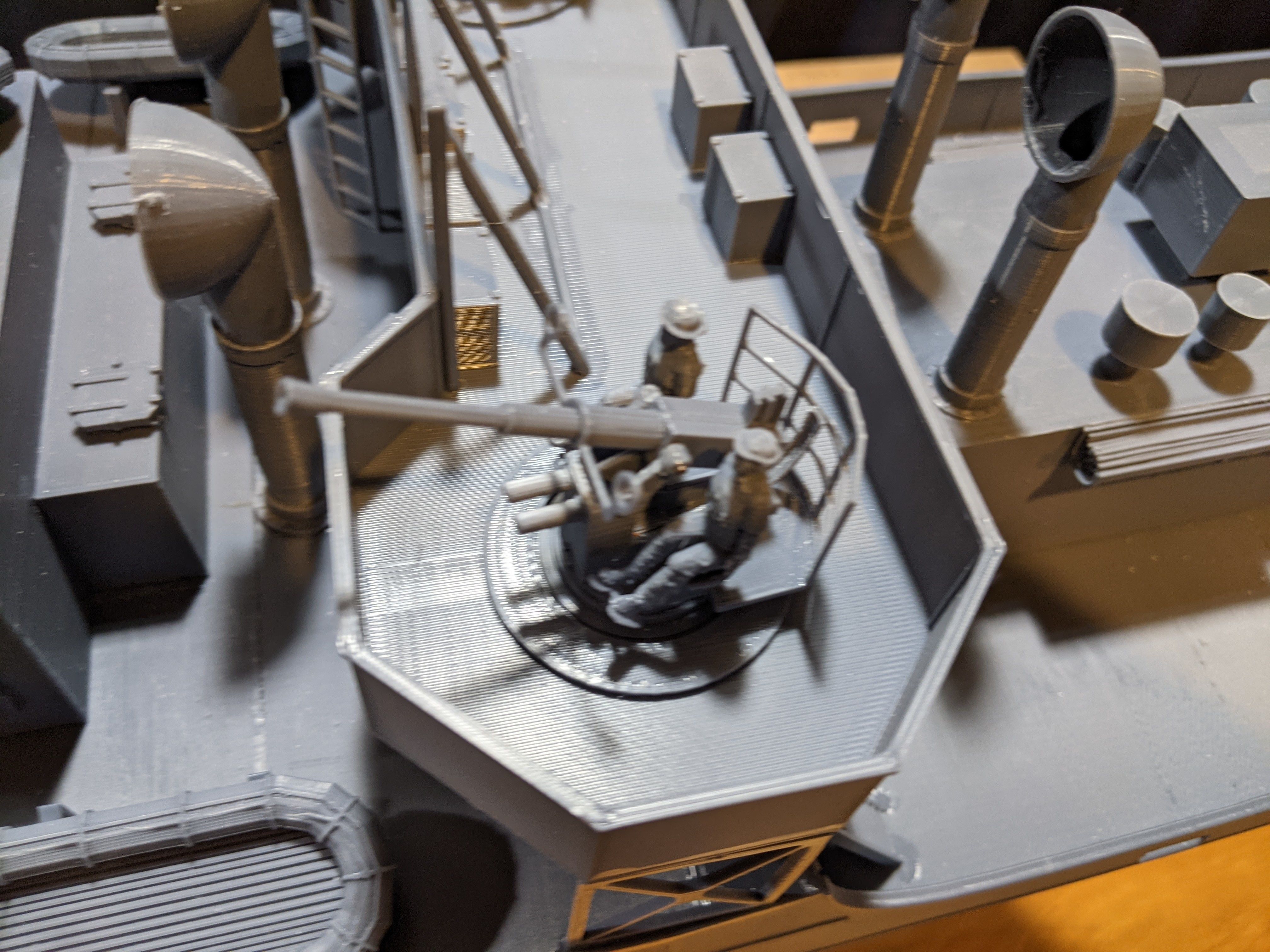 1 48 Castle Class Corvette RC Model Ship 3D print model_21