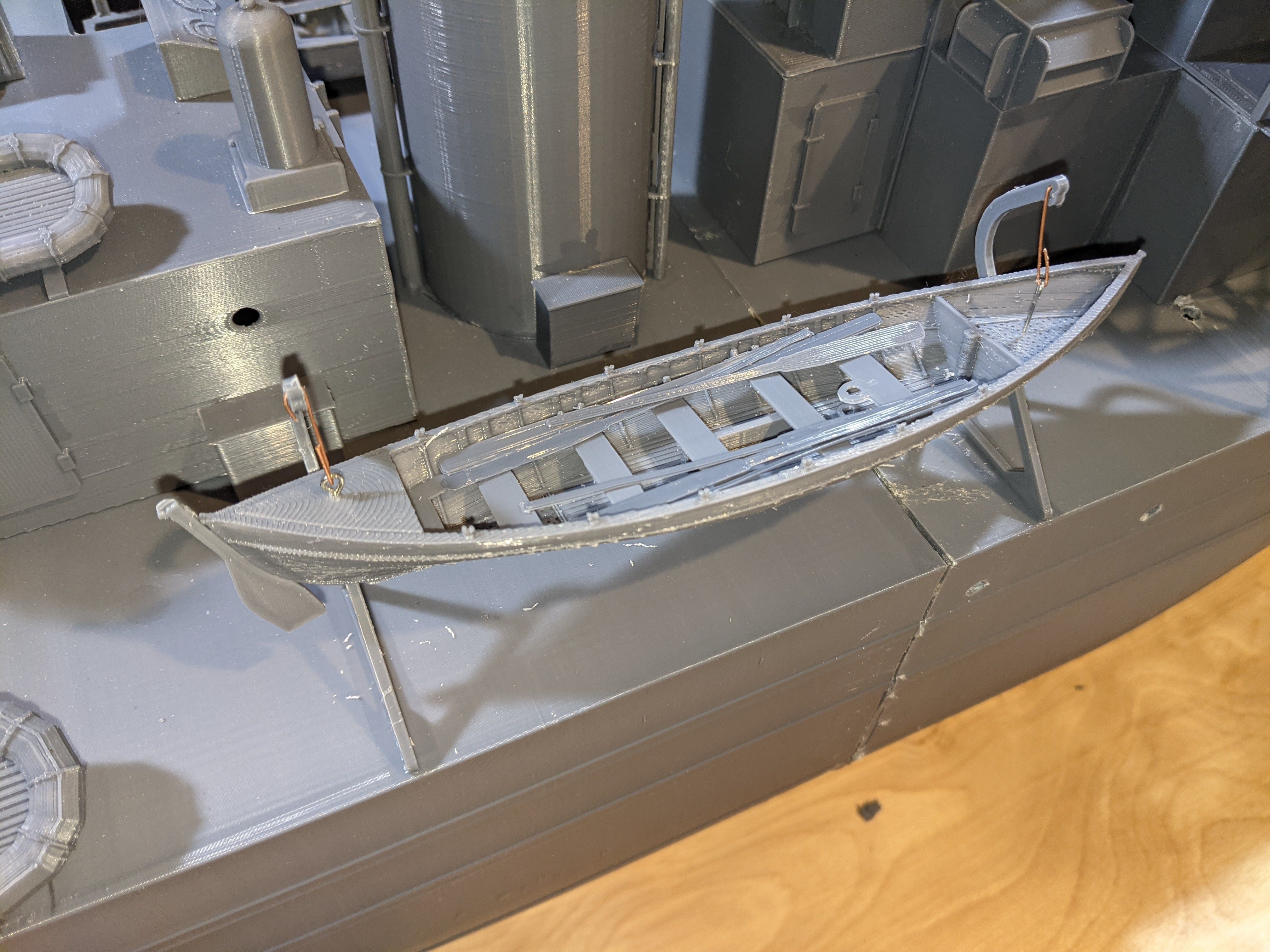 1 48 Castle Class Corvette RC Model Ship 3D print model_25