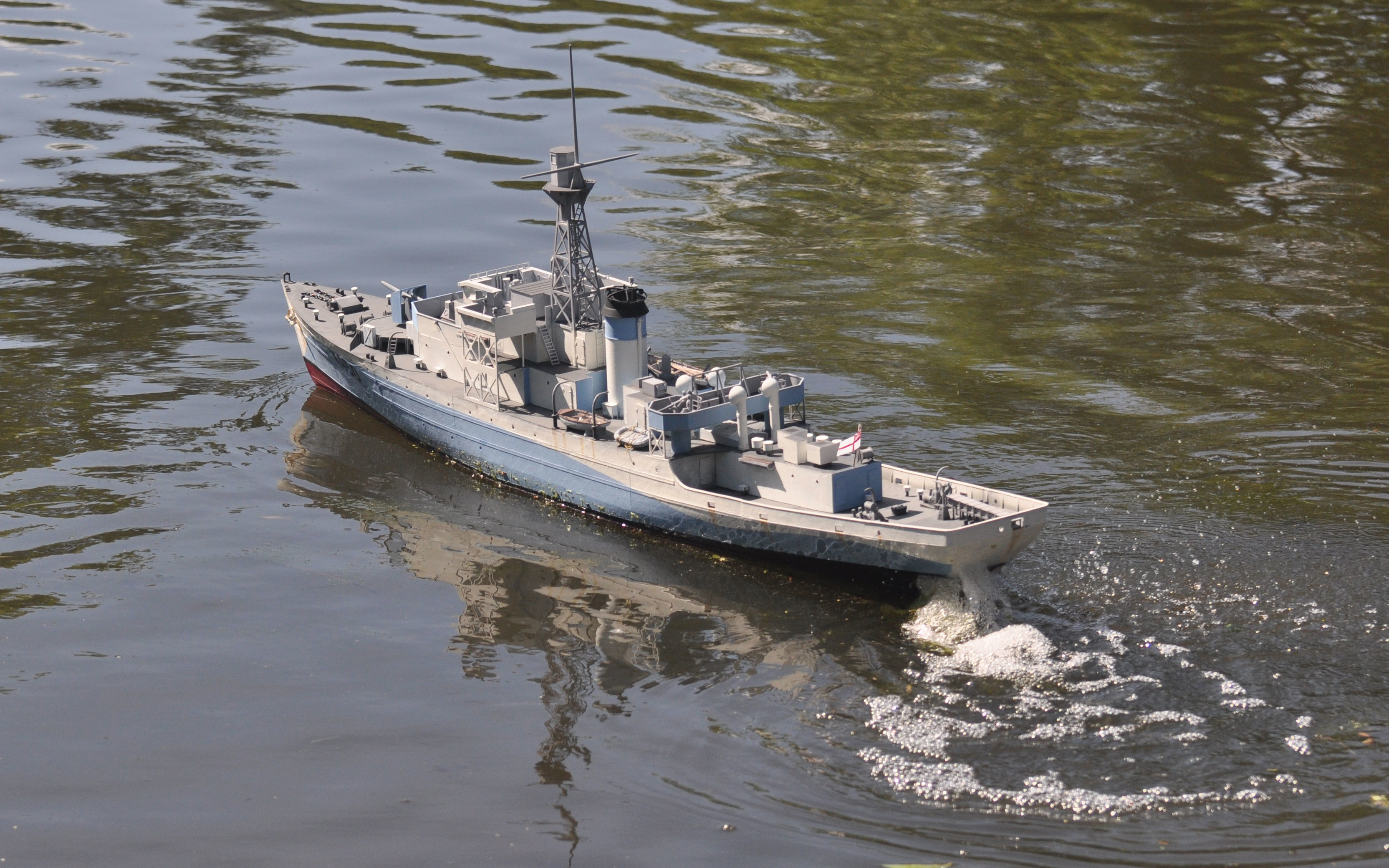 1 48 Castle Class Corvette RC Model Ship 3D print model_29