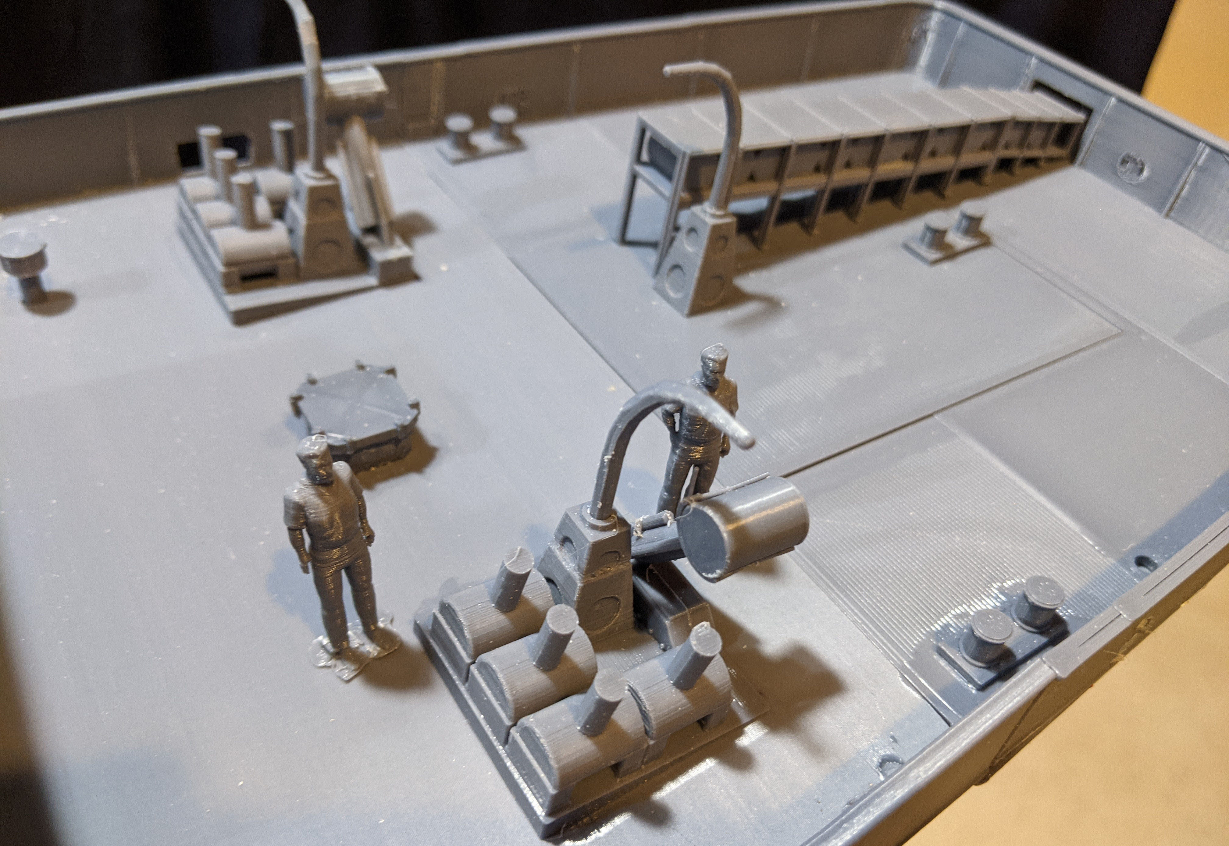 1 48 Castle Class Corvette RC Model Ship 3D print model_27