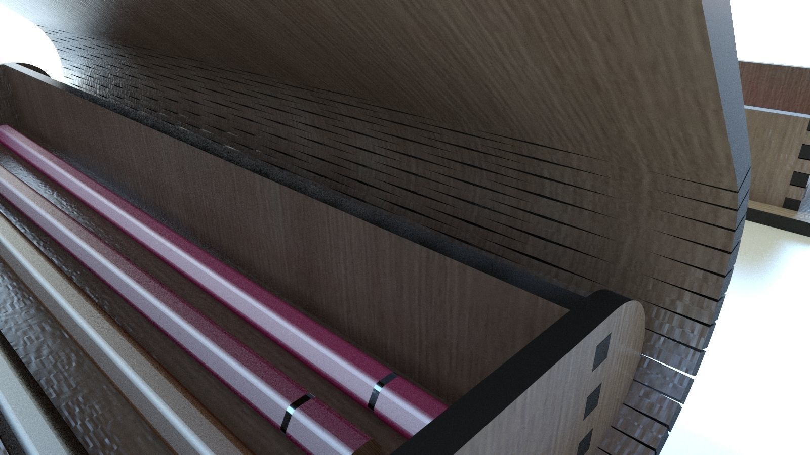 WOODEN BOX Low-poly 3D model_15