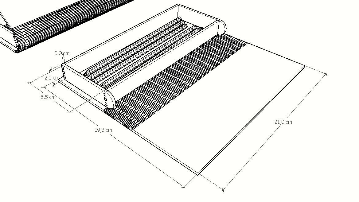 WOODEN BOX Low-poly 3D model_40