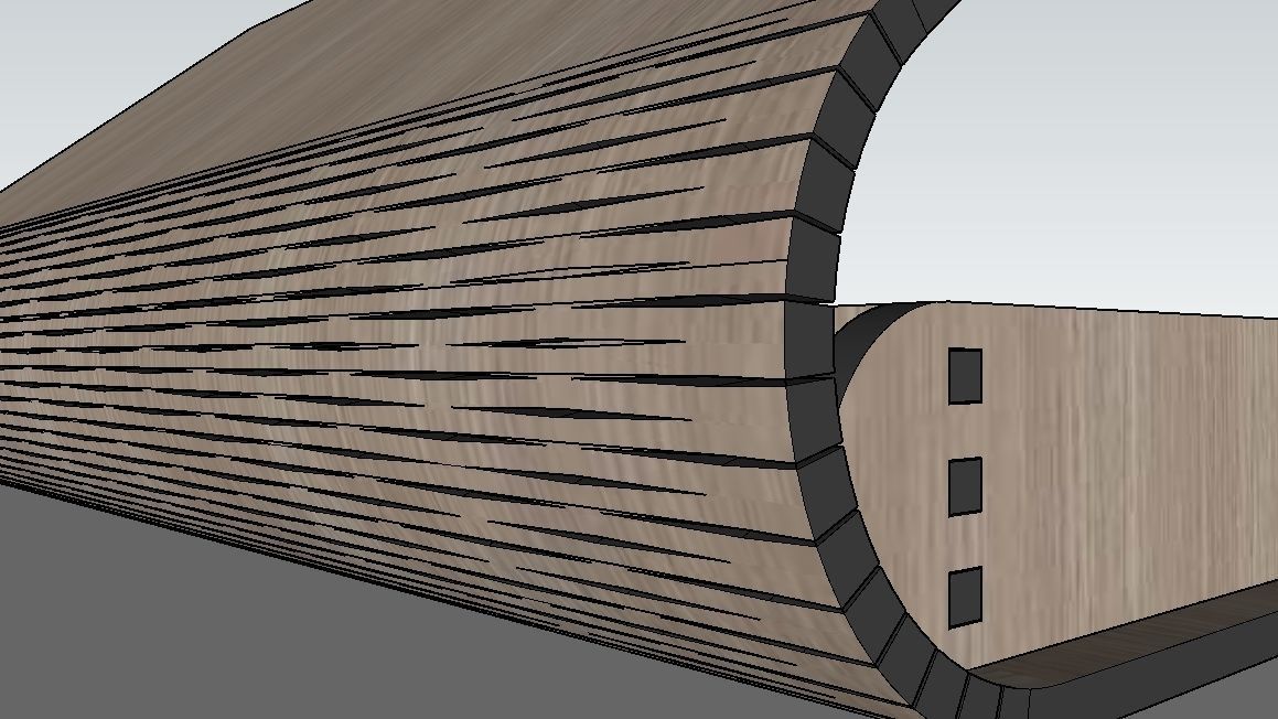 WOODEN BOX Low-poly 3D model_29