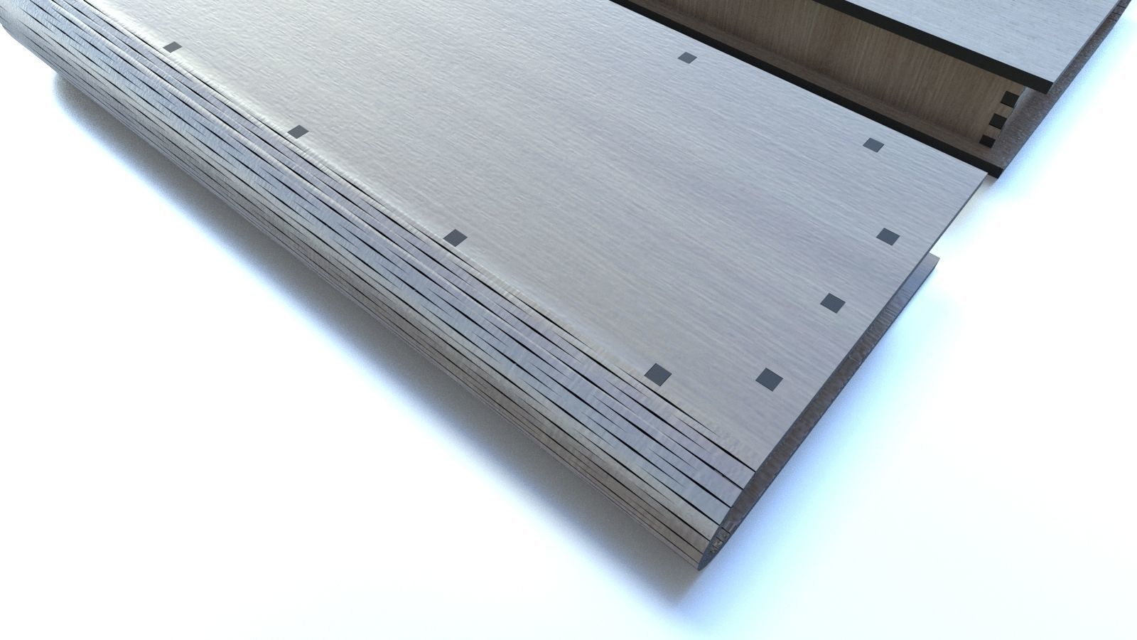 WOODEN BOX Low-poly 3D model_14