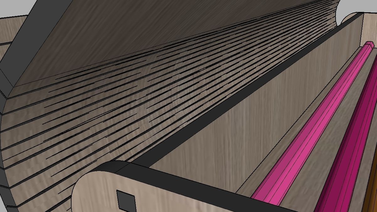 WOODEN BOX Low-poly 3D model_25