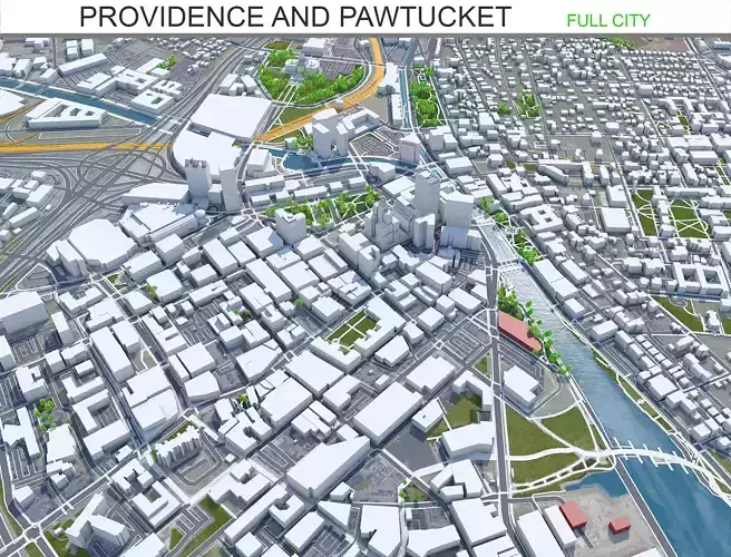 Providence and Pawtucket Rhode Island USA