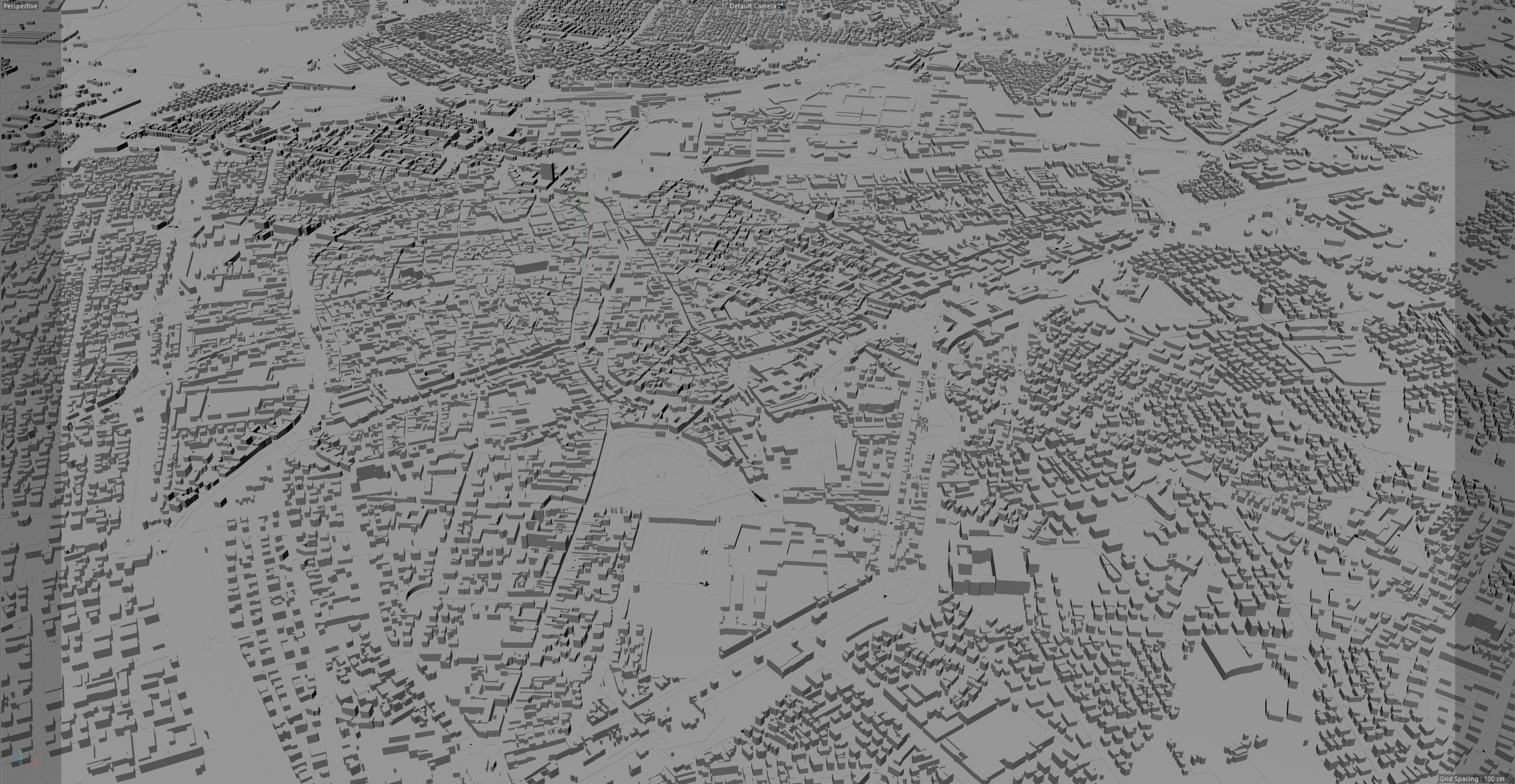 Padua Italy 100km Low-poly 3D model_16