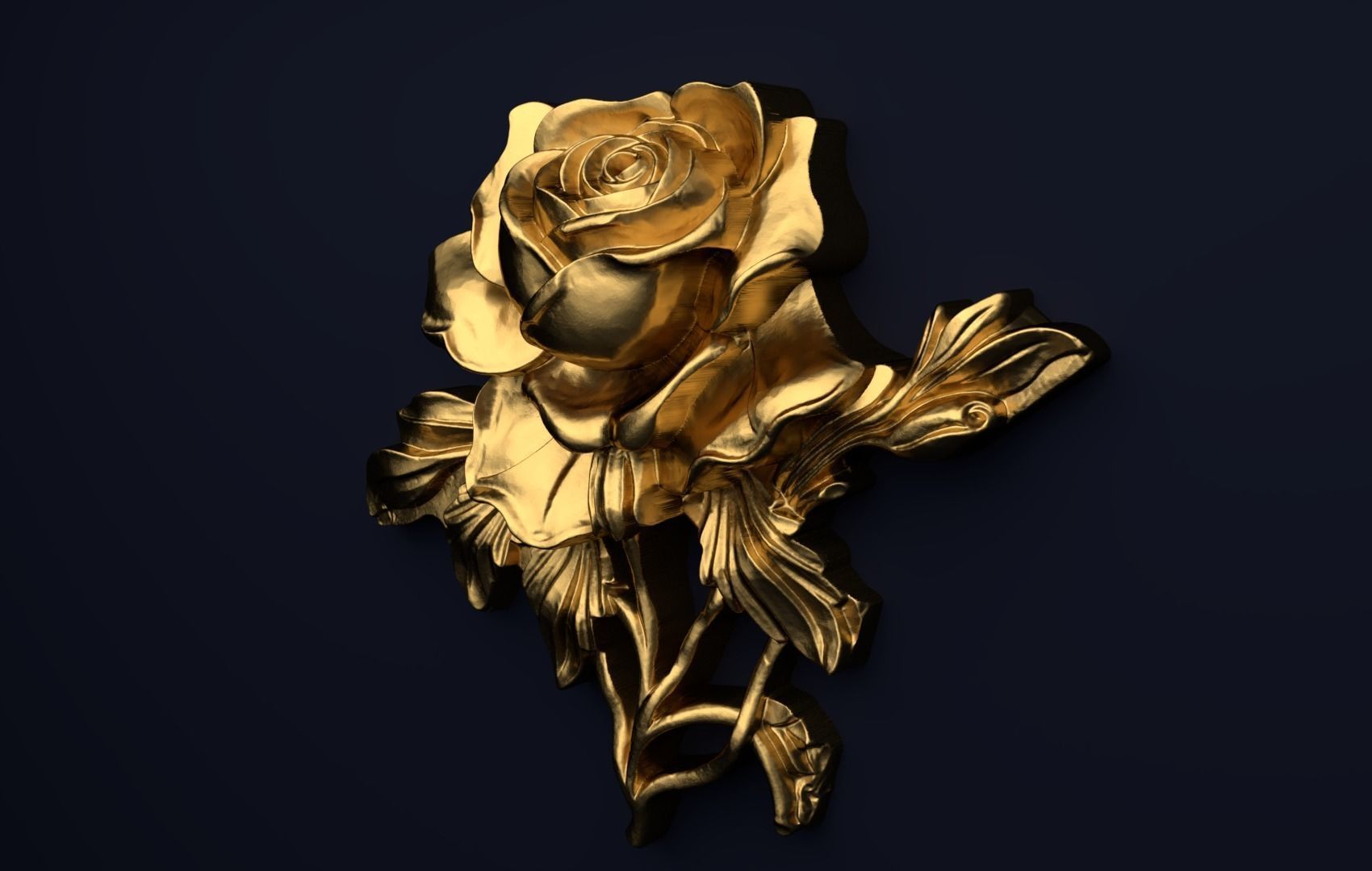 Classic decor ornament v-3D model 29 3D model_1