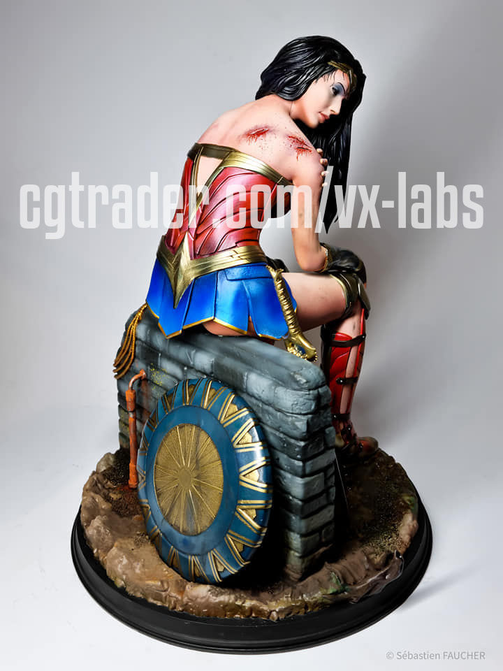 Wonder Woman - Battle Scarred 3D print model_2