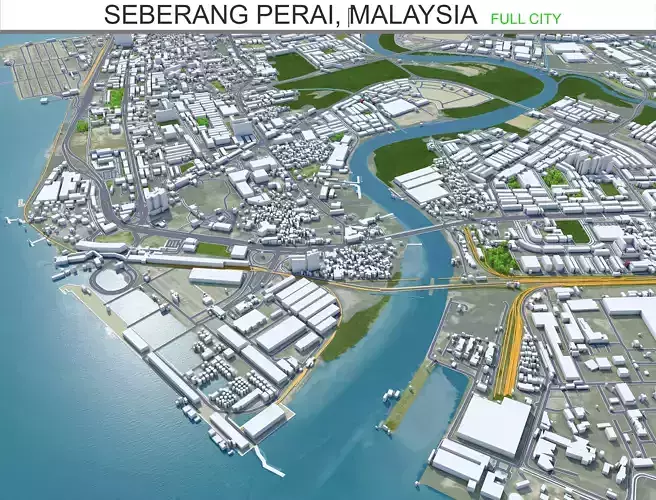 Seberang Perai City in Malaysia