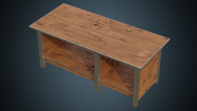 Workbench 3A Low-poly 3D model