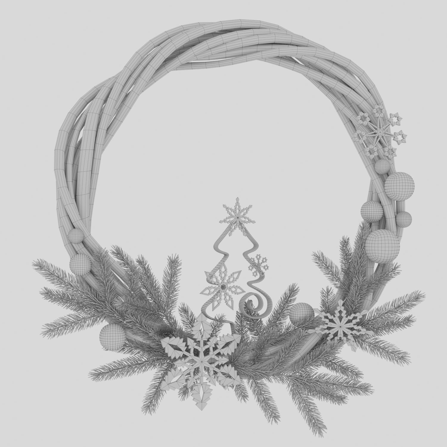 Christmas decoration 3D model_4