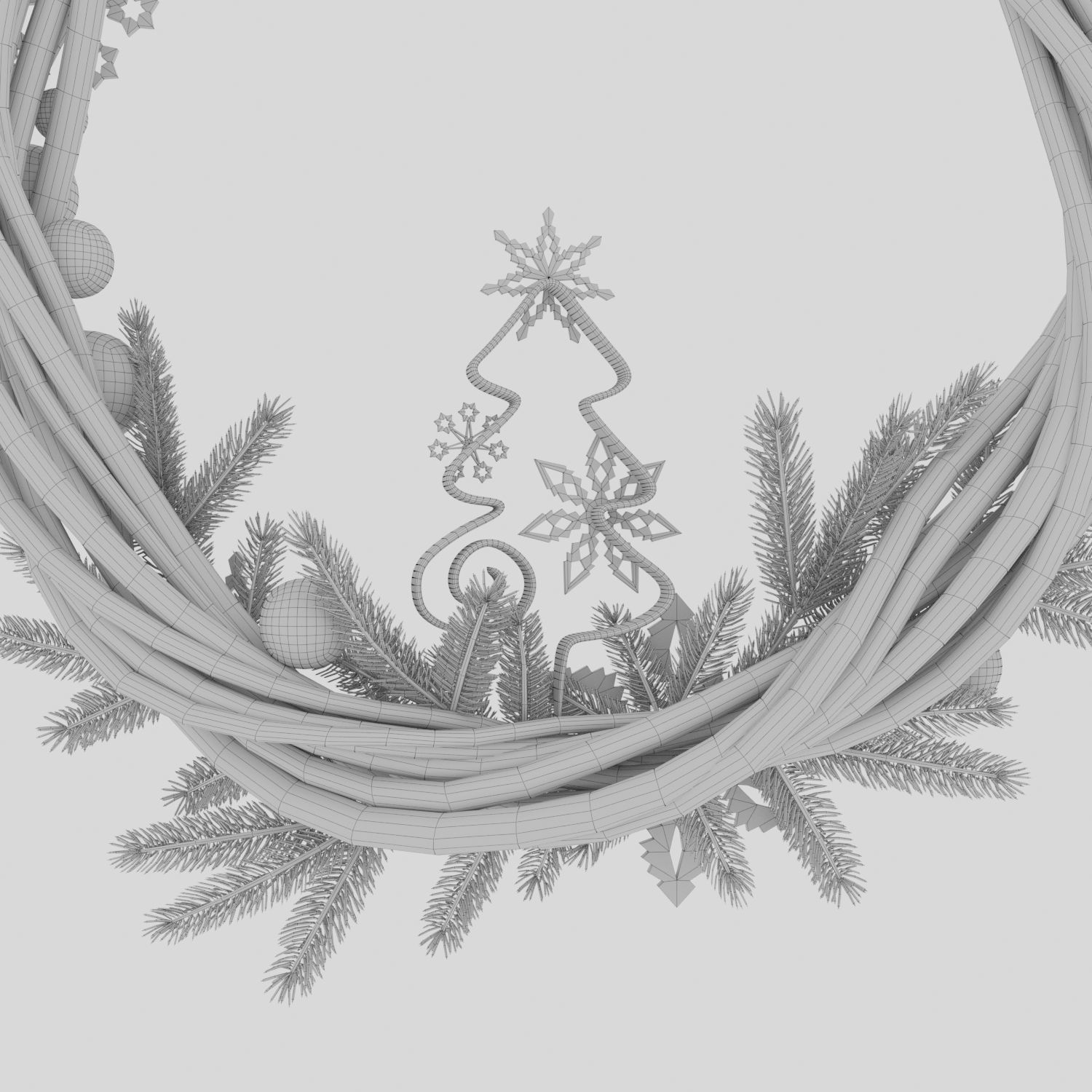 Christmas decoration 3D model_7