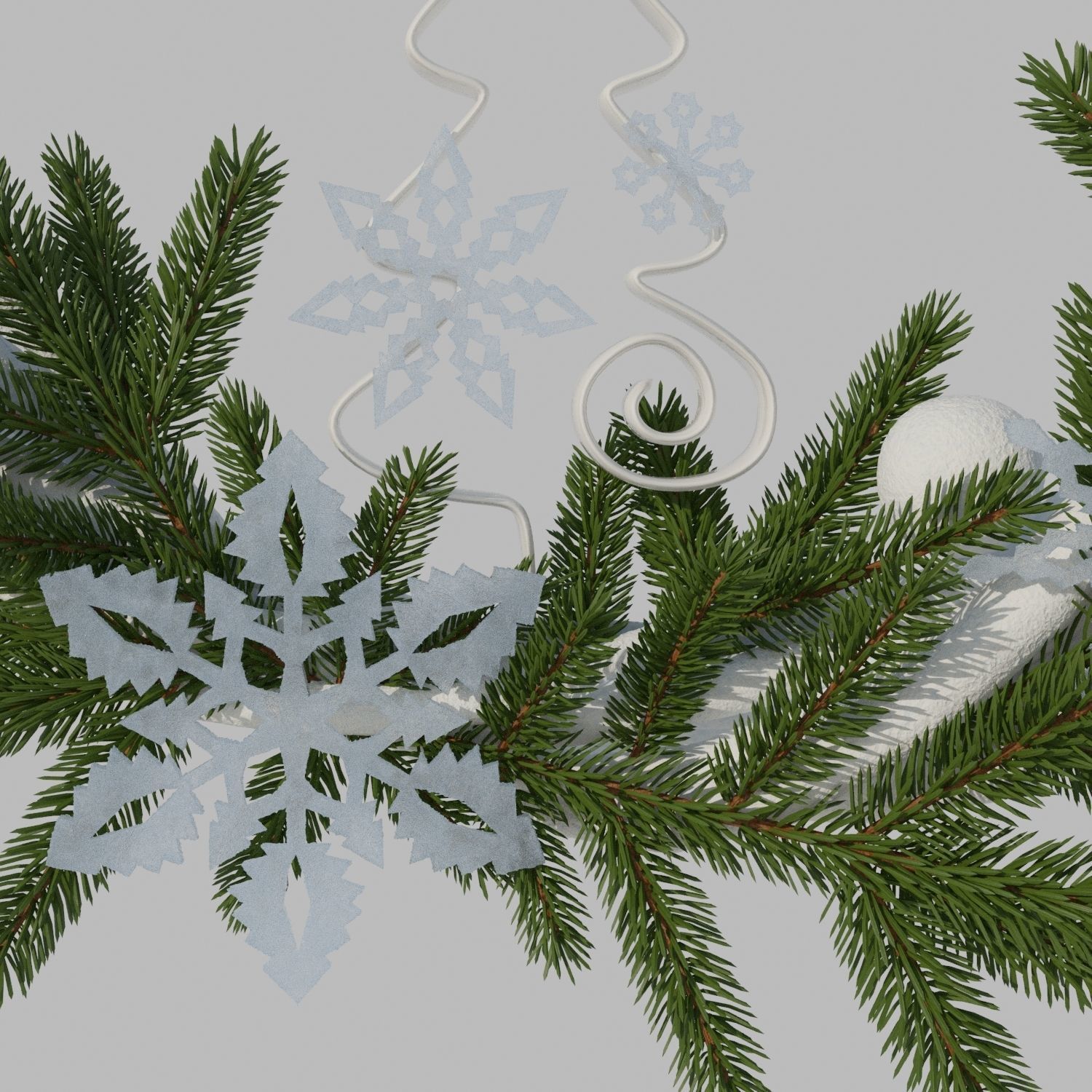 Christmas decoration 3D model_2