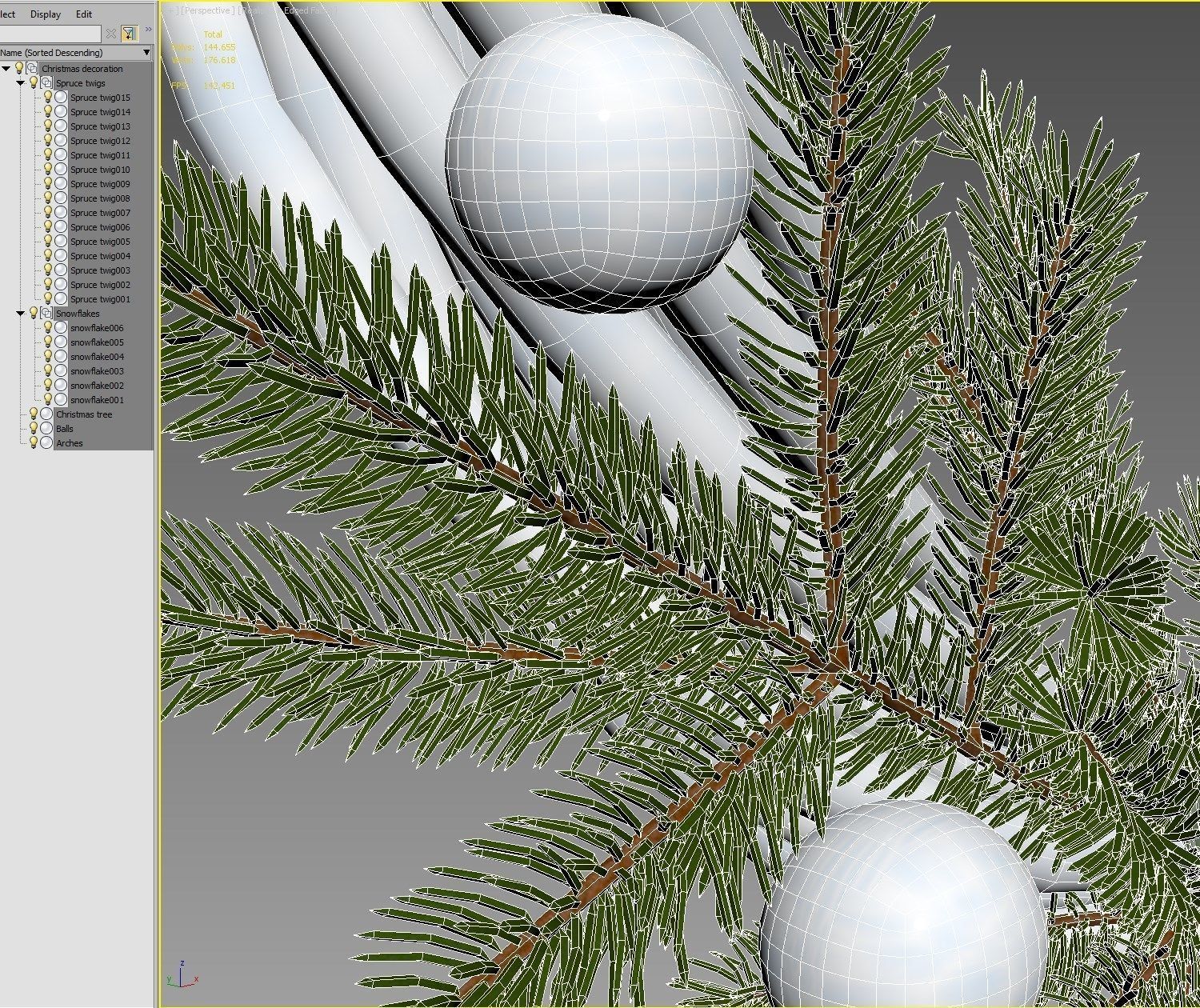 Christmas decoration 3D model_12