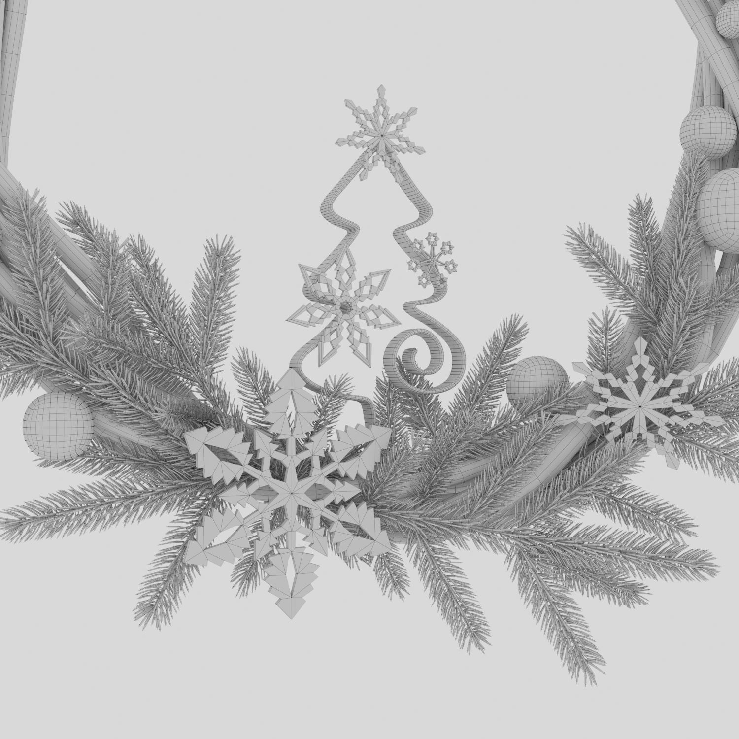 Christmas decoration 3D model_5