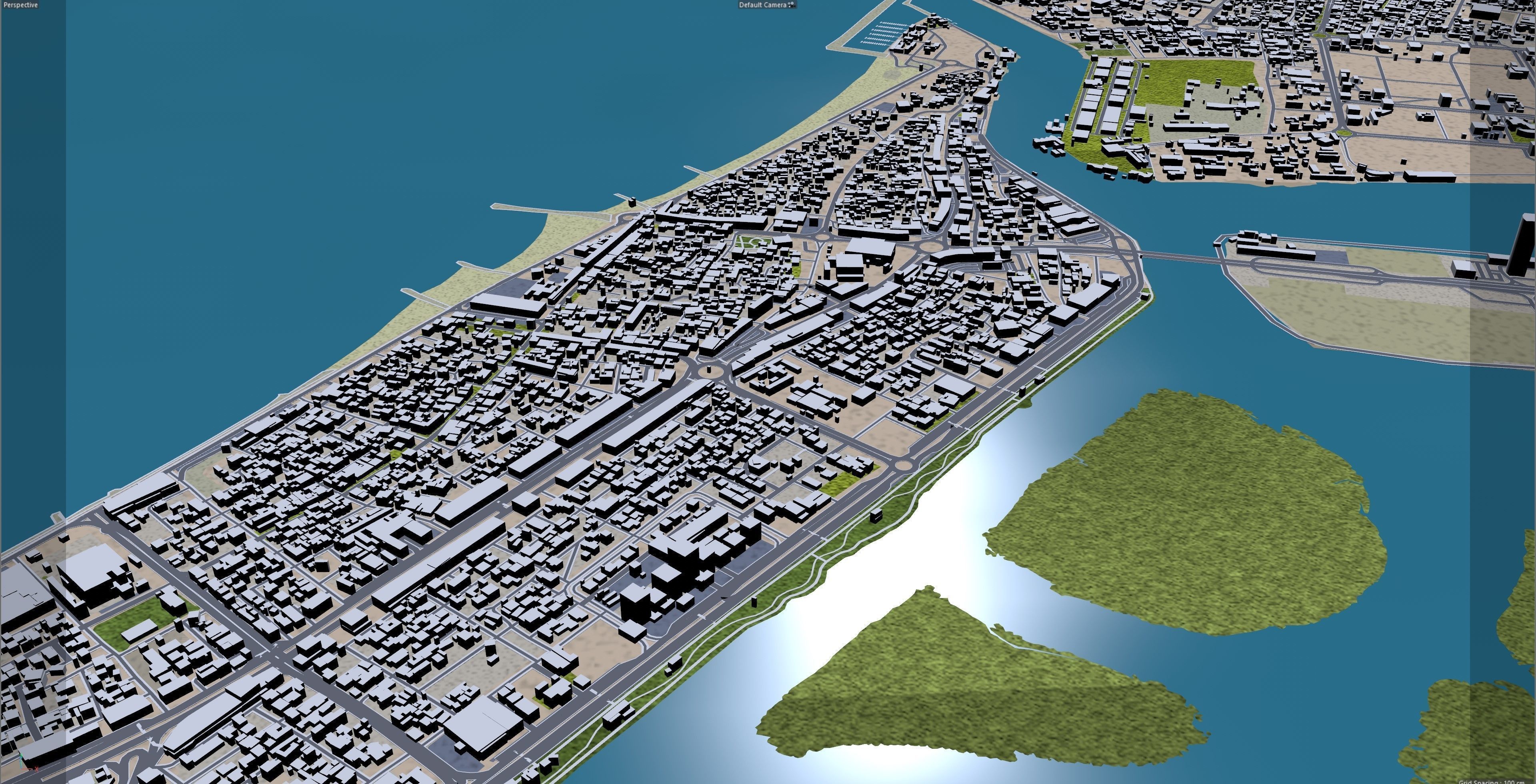 RAS AL Khaimah UAE Low-poly 3D model_16