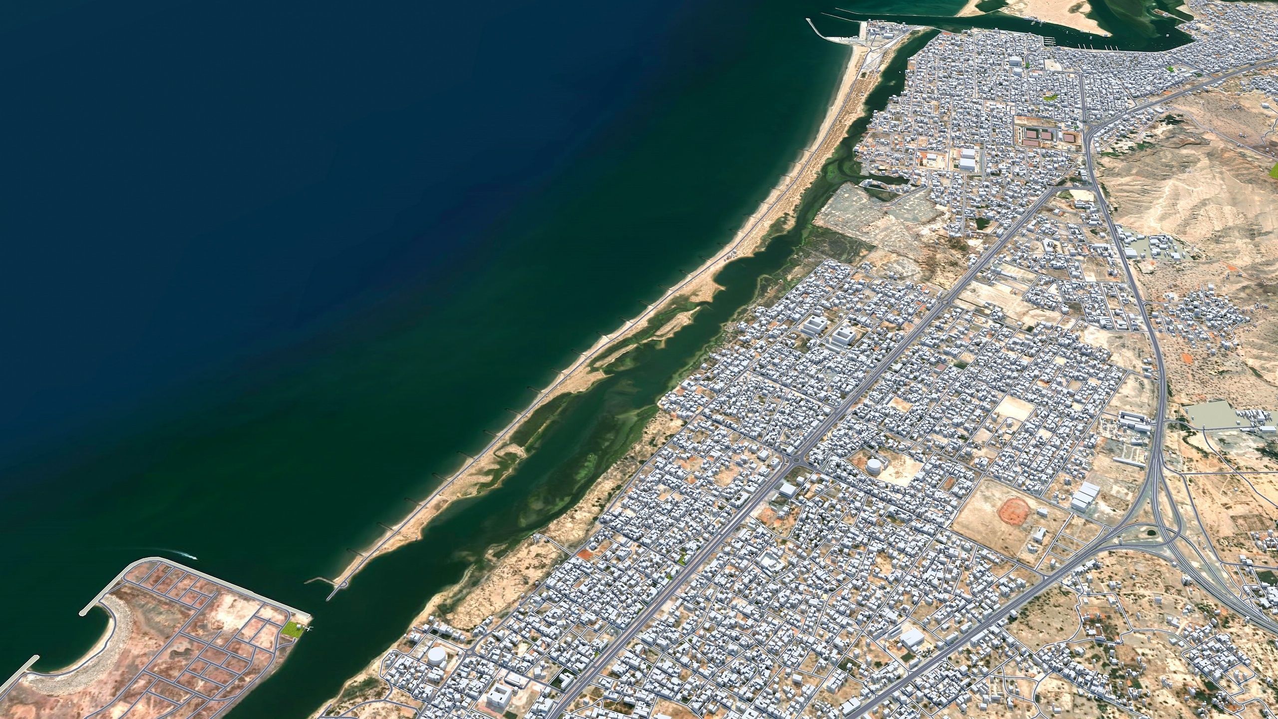 RAS AL Khaimah UAE Low-poly 3D model_8