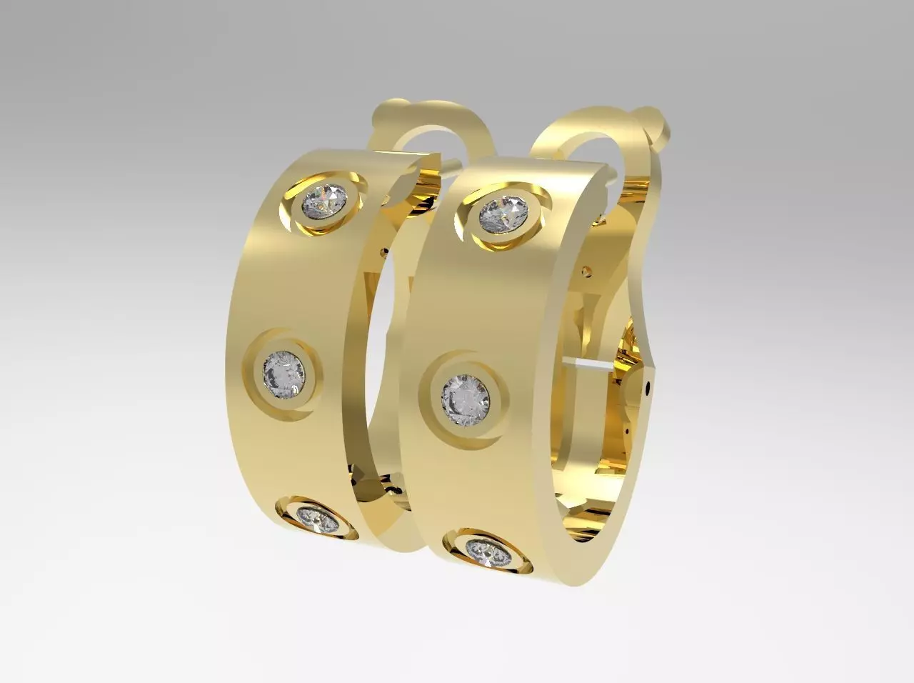 EARRINGS N - 207 3D print model