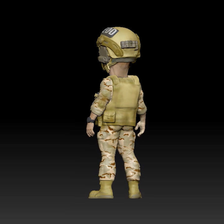 Dew Milligan EOD Tech from the Little Top Series 3D model_9