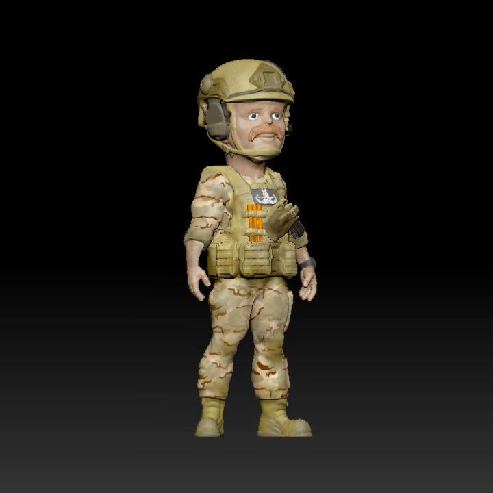 Dew Milligan EOD Tech from the Little Top Series 3D model_3