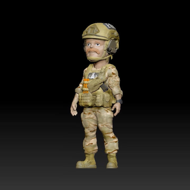 Dew Milligan EOD Tech from the Little Top Series 3D model_13