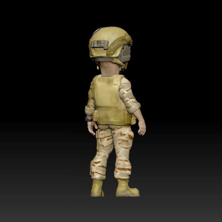 Dew Milligan EOD Tech from the Little Top Series 3D model_7