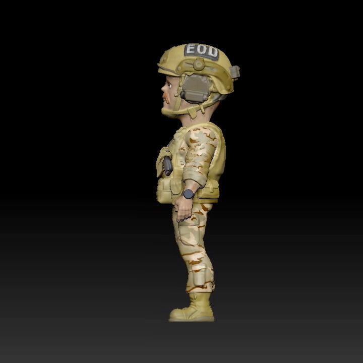 Dew Milligan EOD Tech from the Little Top Series 3D model_11
