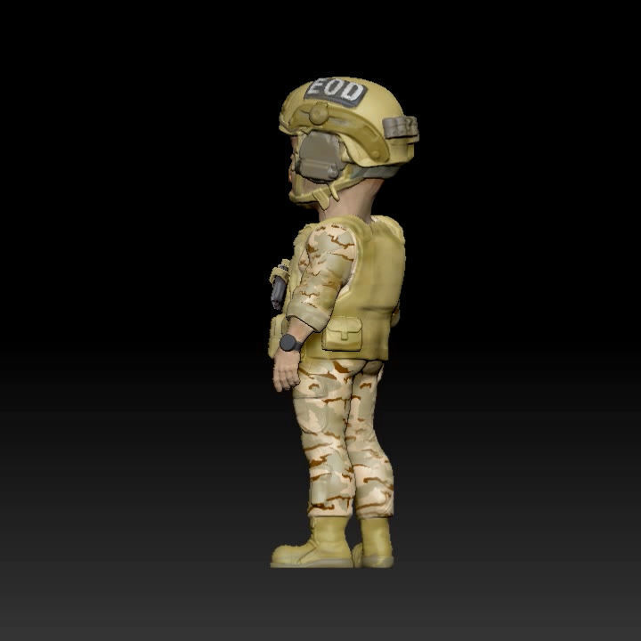 Dew Milligan EOD Tech from the Little Top Series 3D model_10