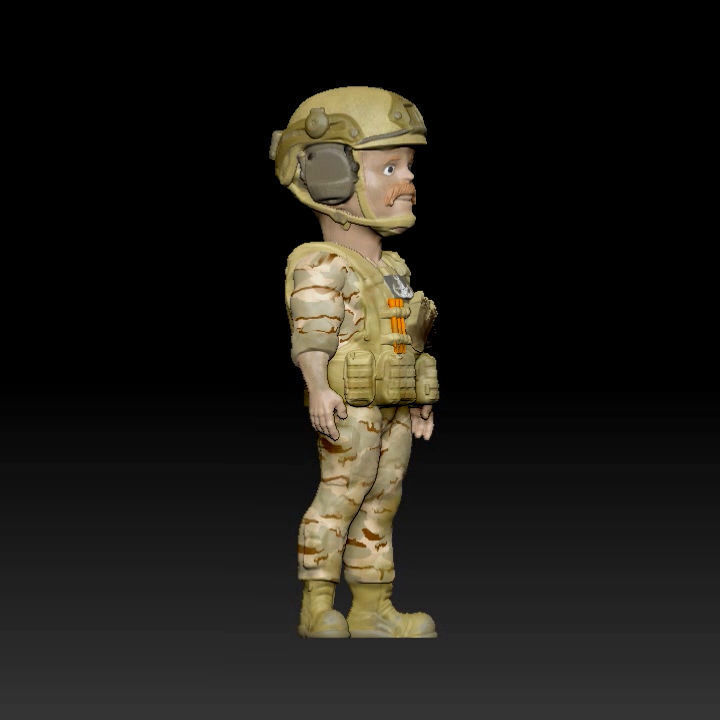 Dew Milligan EOD Tech from the Little Top Series 3D model_4