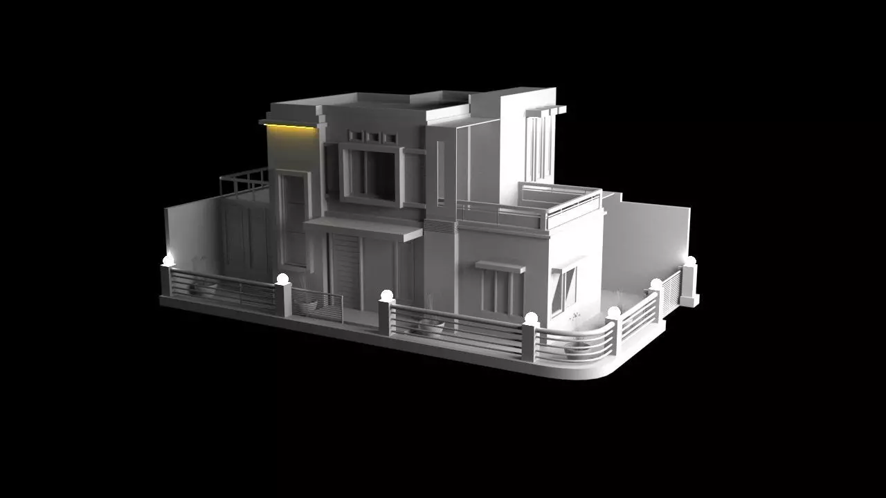 House exterior 3D model_0