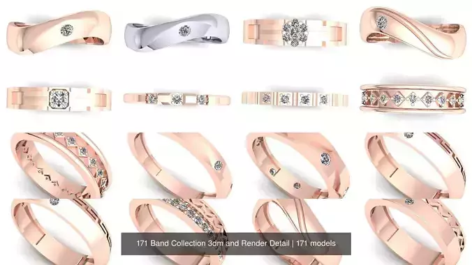 171 Band Collection 3dm and Render Detail 