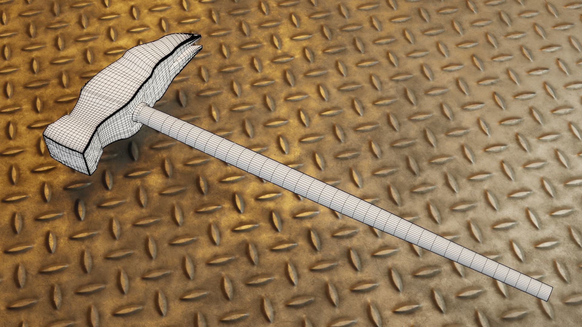 HandTools hammer 3D model_8