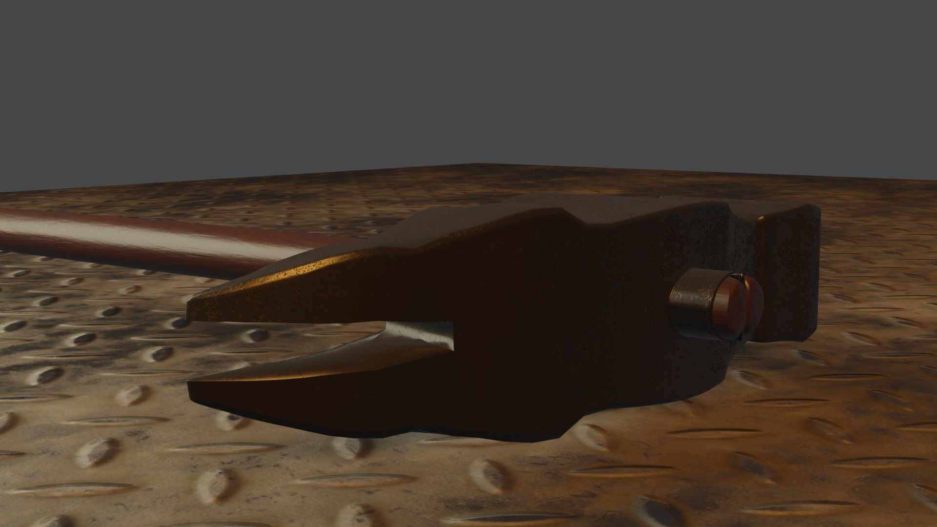 HandTools hammer 3D model_6