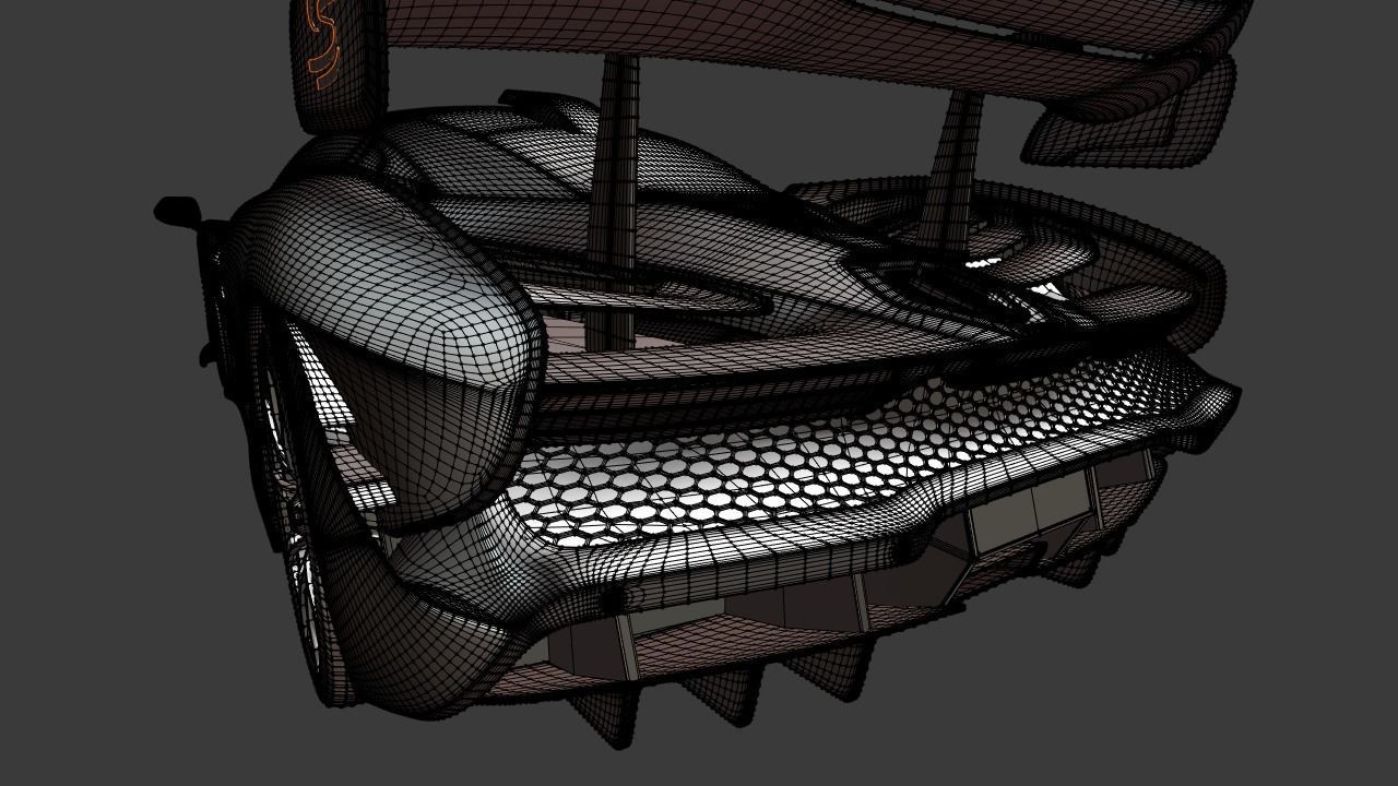 Mclaren - senna 3D model_8