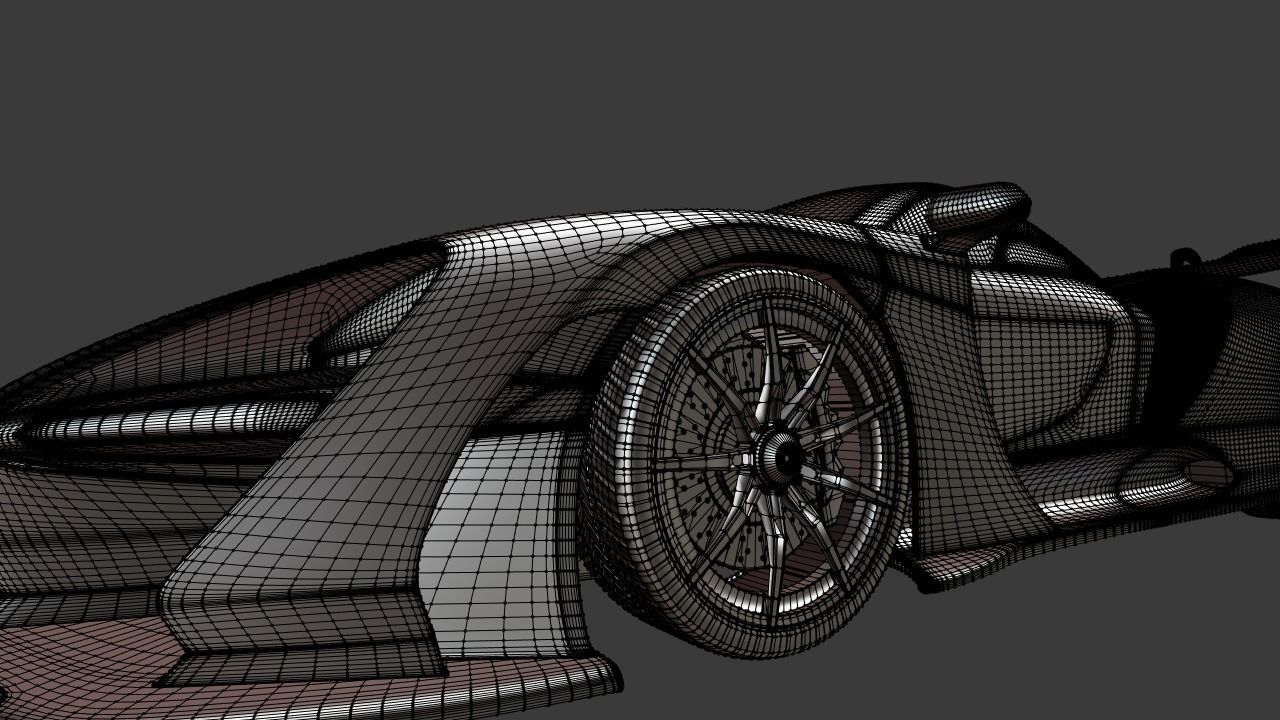 Mclaren - senna 3D model_6