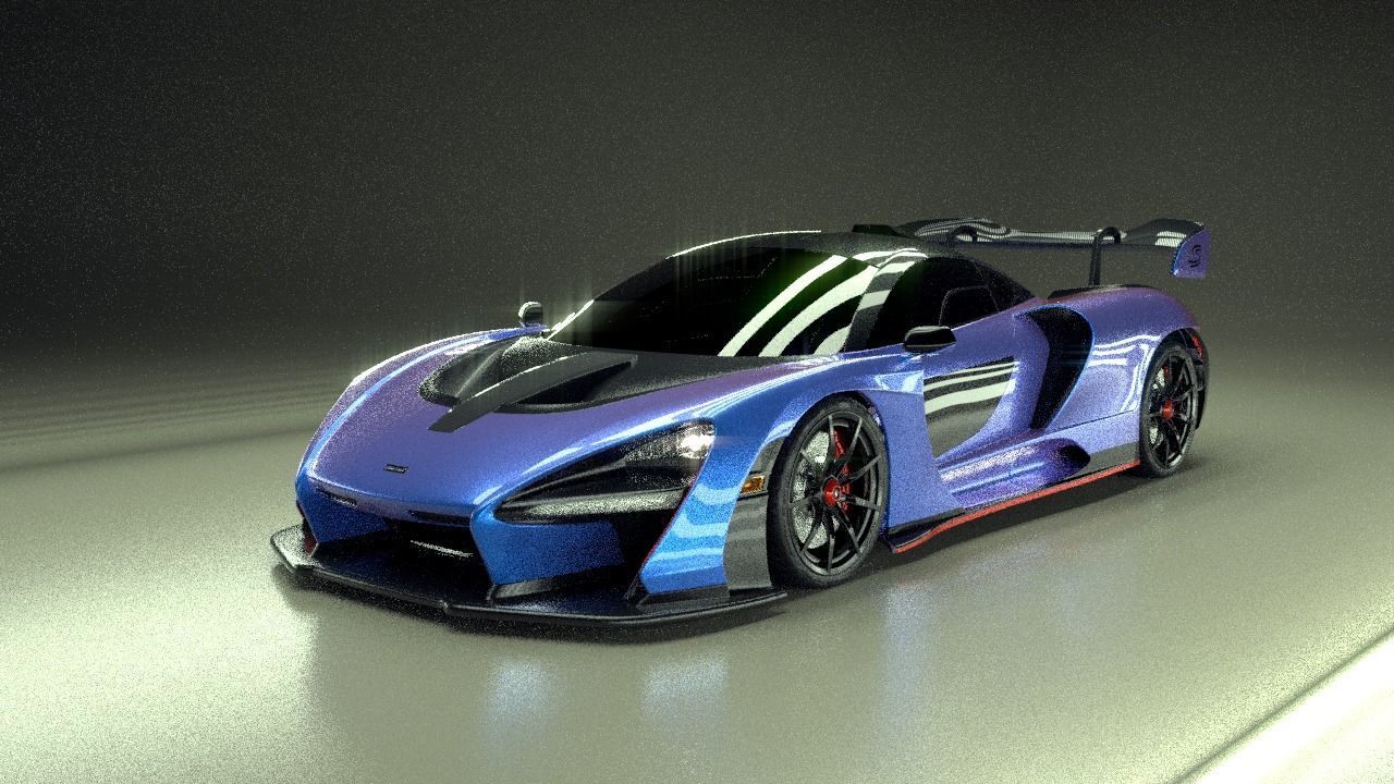 Mclaren - senna 3D model_1