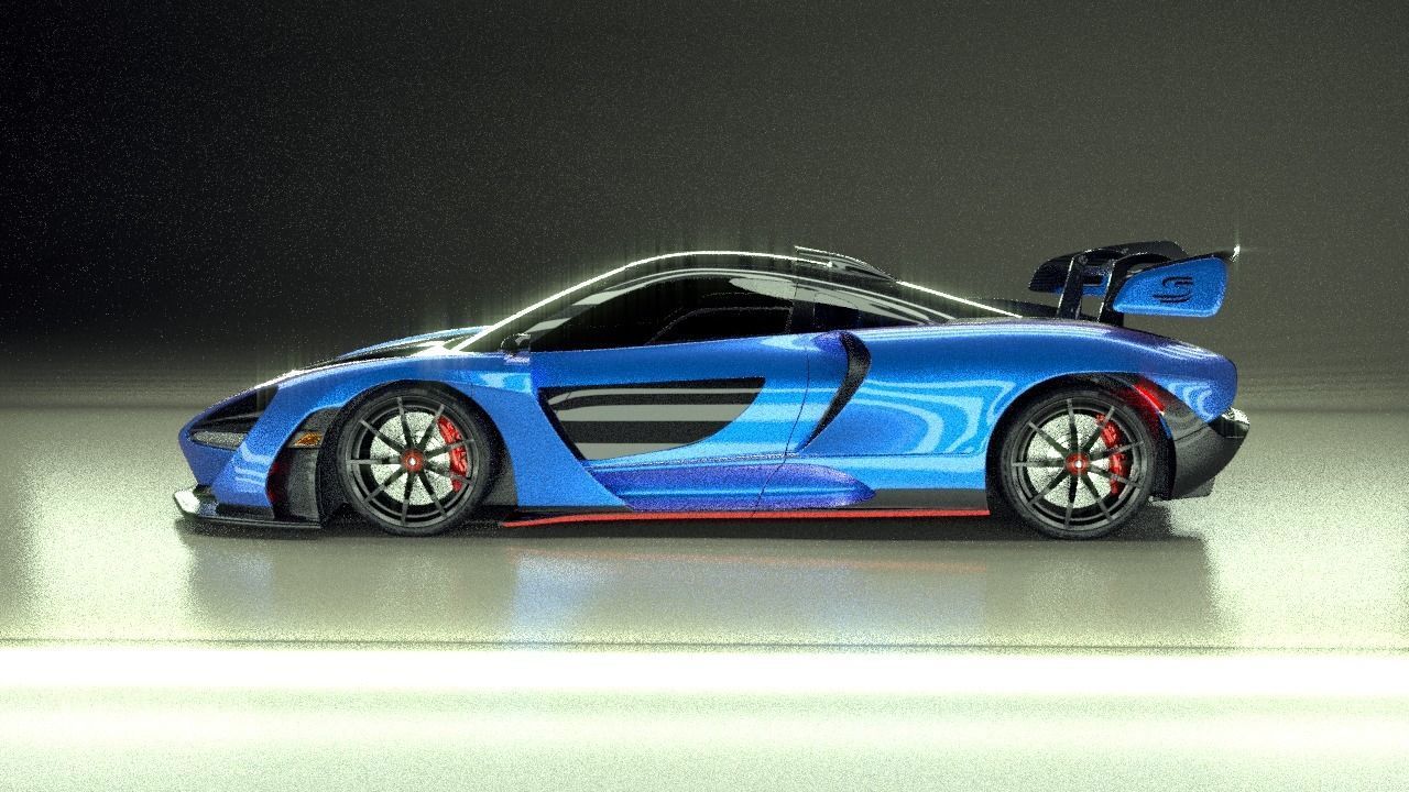 Mclaren - senna 3D model_2