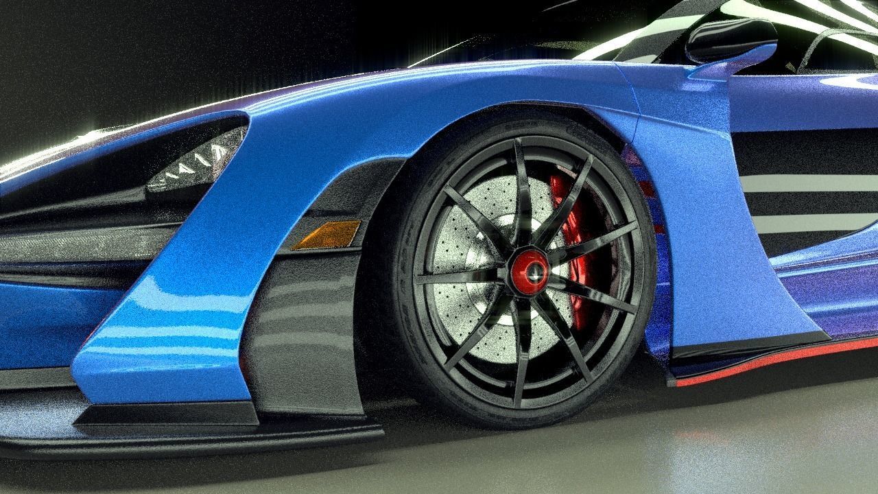 Mclaren - senna 3D model_4