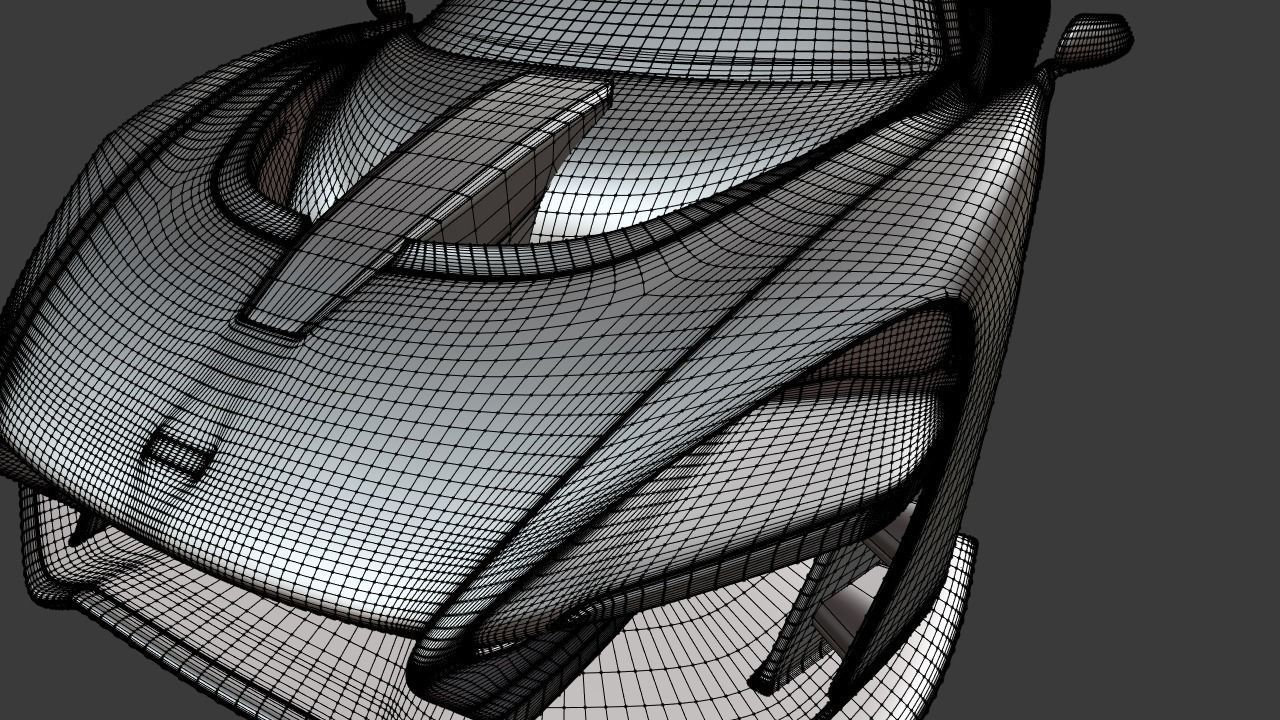 Mclaren - senna 3D model_7