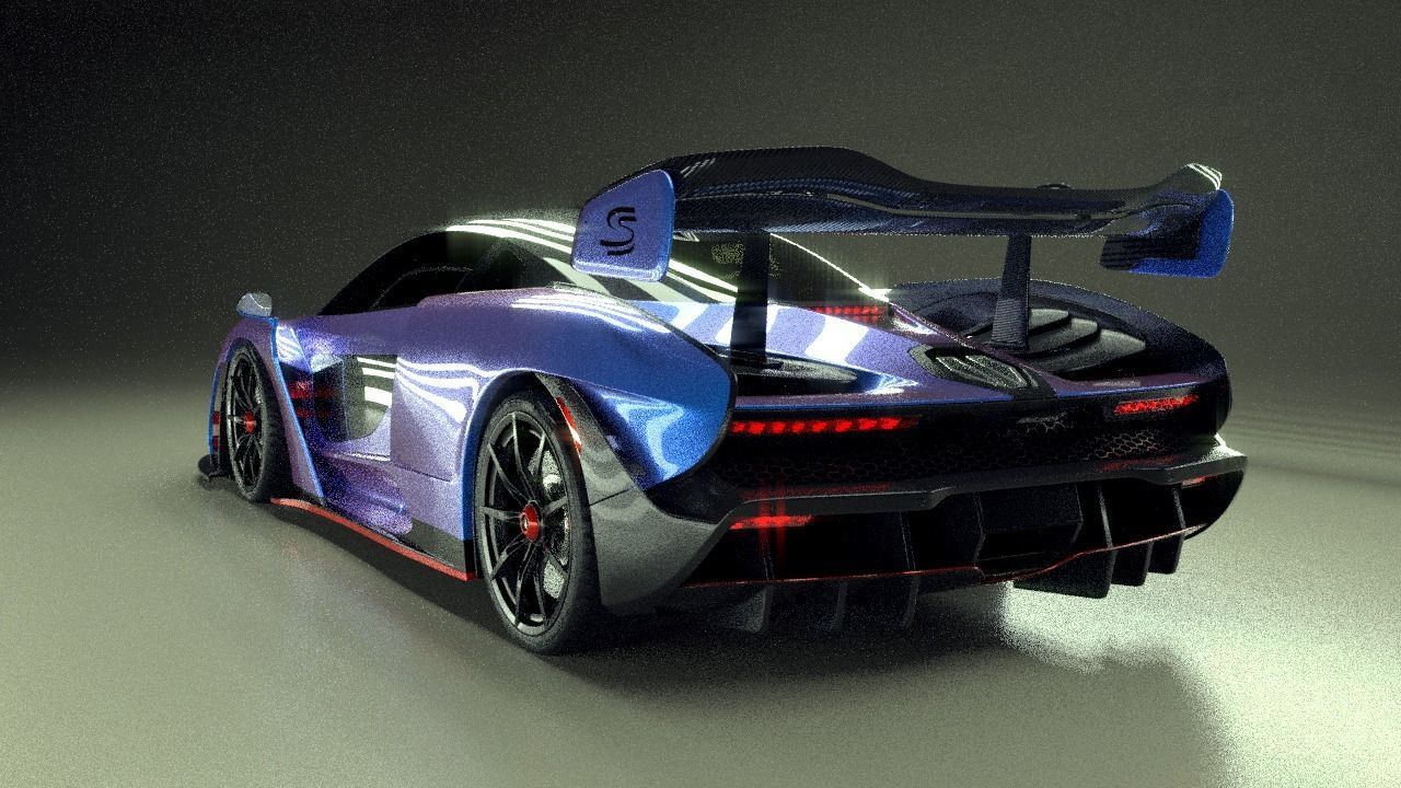 Mclaren - senna 3D model_3