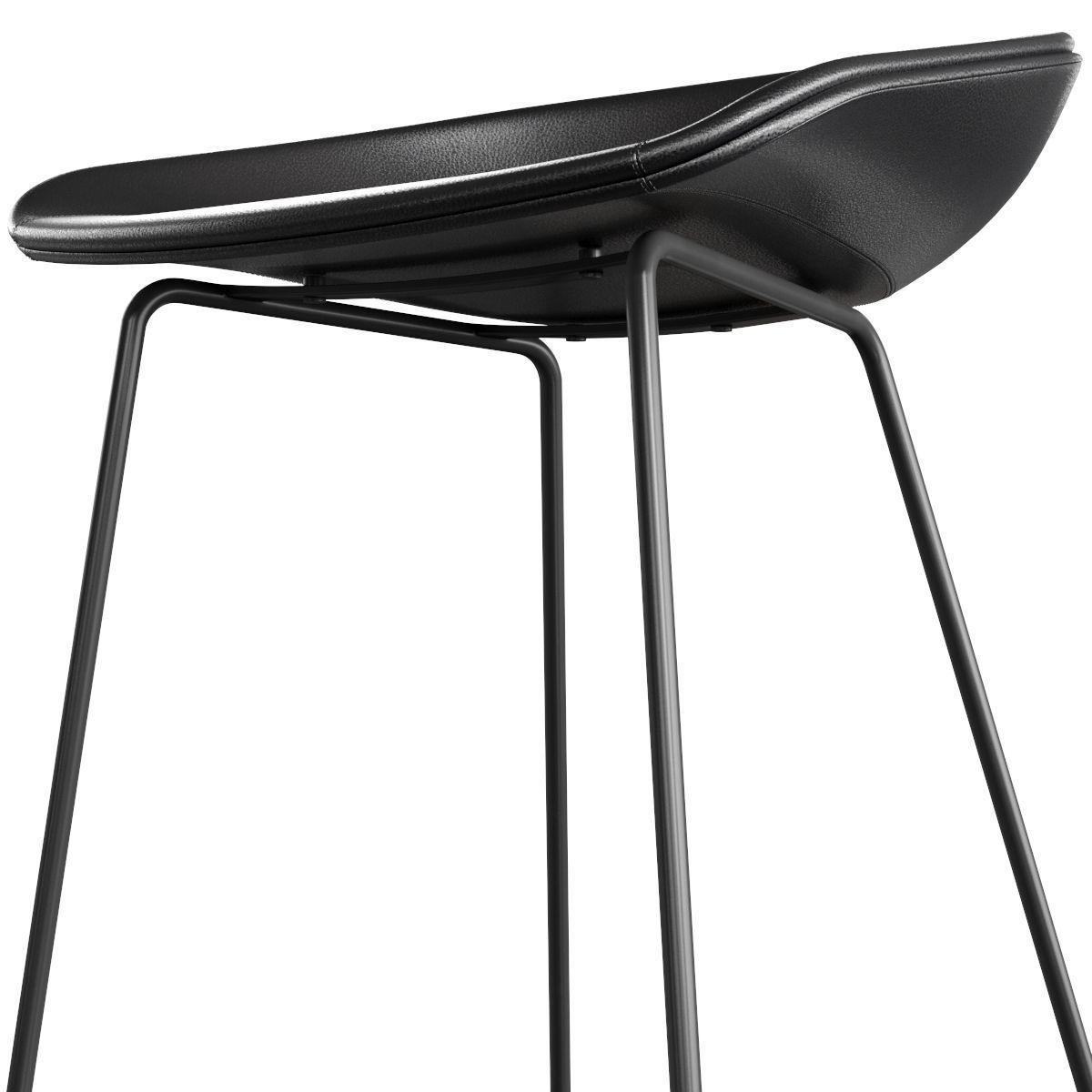 Hay - About A Stool Barstool and Counter Stool AAS 39 3D model_11