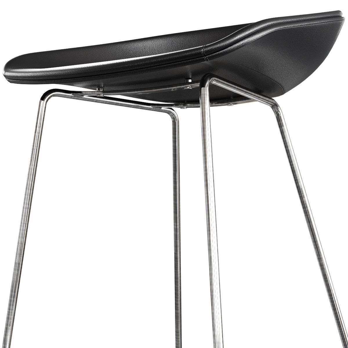 Hay - About A Stool Barstool and Counter Stool AAS 39 3D model_10