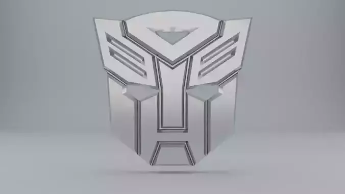 Autobots logo 3D model for 3d printing