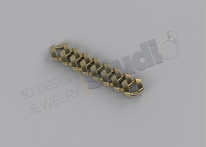 Cuban chainlink 7mm 3d model   3D print model