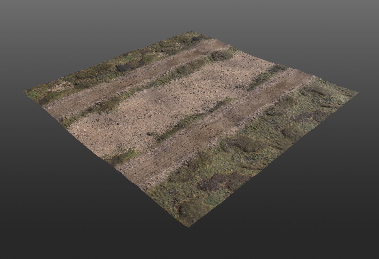 Low-Poly and High-Poly Dirt Roads Low-poly 3D model_8