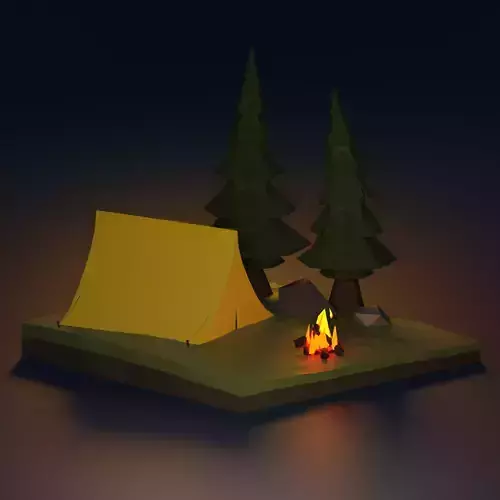 Camping landscape