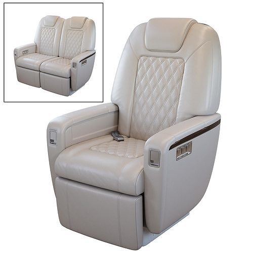 aircraft seat 3D model